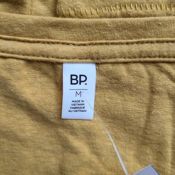 BP Vneck Basic Tshirt Tee Mustard Size Medium - Picture 3 of 5